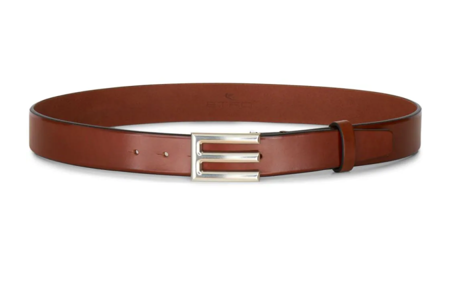 ETRO Logo-buckle Leather Belt
