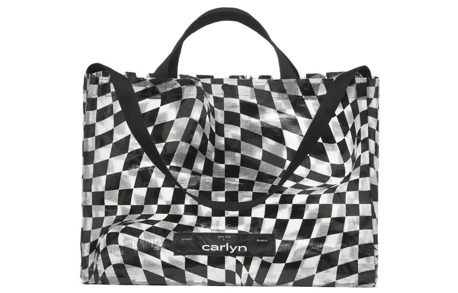 CARLYN CARLYN Polypropylene Pp Reusable Handbag Regular Unisex Black