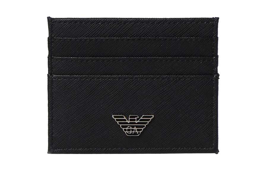 EMPORIO ARMANI Polyamide Card Holder Card Holder Men's Black