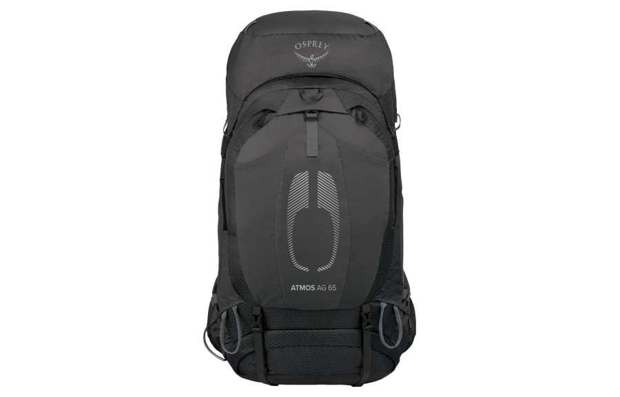 OSPREY 65L Mountaineering Bag, Outdoor Backpack Nylon Black Unisex