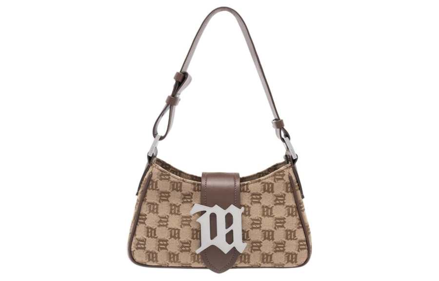 Misbhv monogram-jacquard canvas tote bag