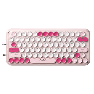 AULA F3680 79 Keys Wireless Bluetooth Tri Mode Women's Typing Office Cell Phones Tablets All