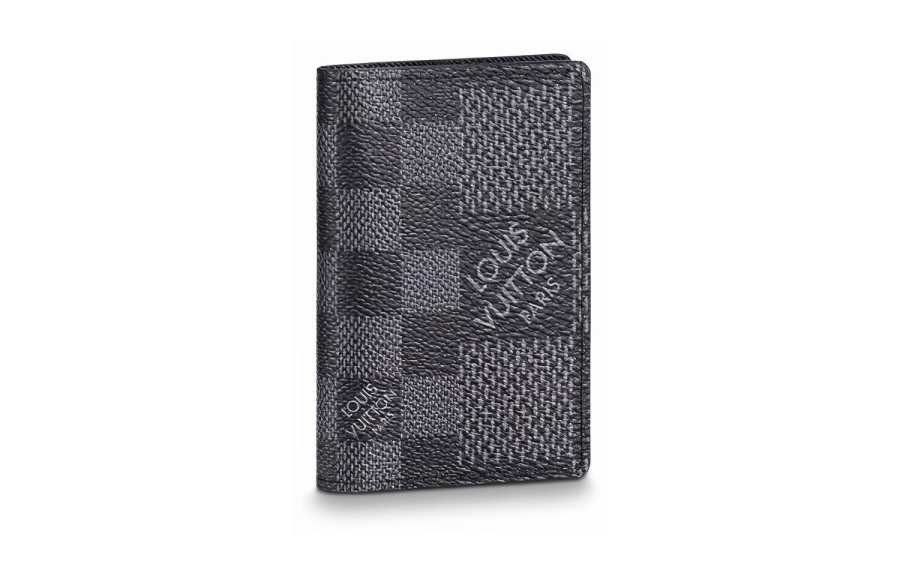 LOUIS VUITTON LOUIS VUITTON Pocket Organizer Gray Damier Graphite