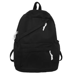 MingLu Nylon Backpack Regular Unisex Black/Yellow/White/Pink/Green/Blue/Purple/Orange