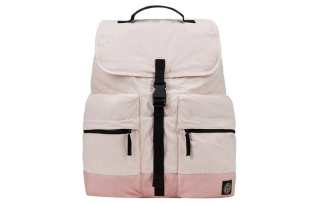 STONE ISLAND Canvas Backpack Men's Pink