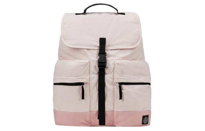 STONE ISLAND STONE ISLAND Canvas Backpack Men's Pink