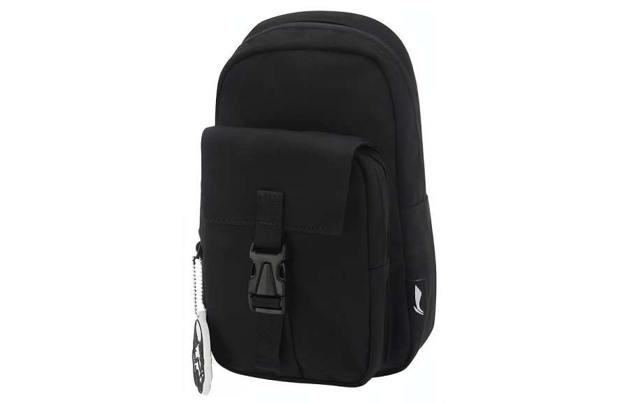 Li-Ning Li Ning Star Wars, Collaboration Fabric One Shoulder Crossbody Fanny Pack Sling Bag Regular Unisex Black