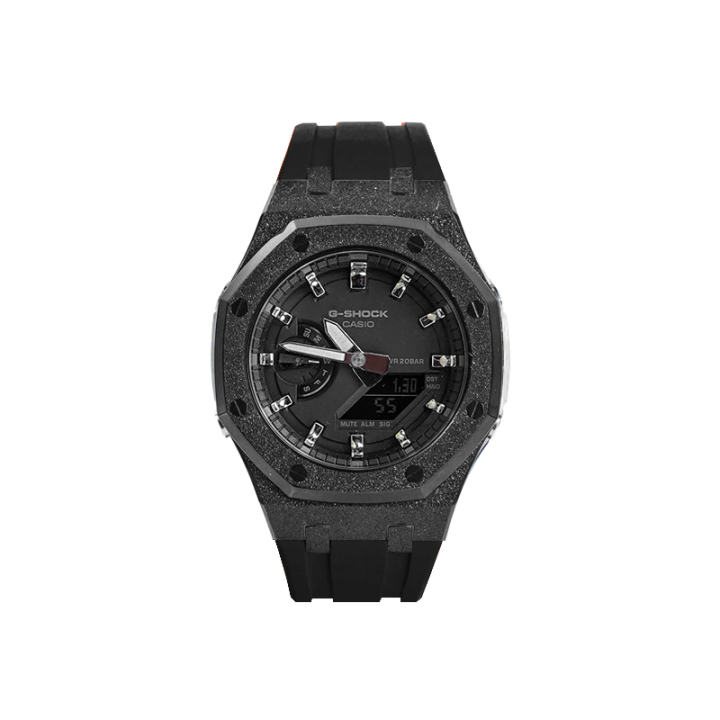 CASIO CASIO Unisex Liquid Crystal/Analog Dual Display Series Black Watch