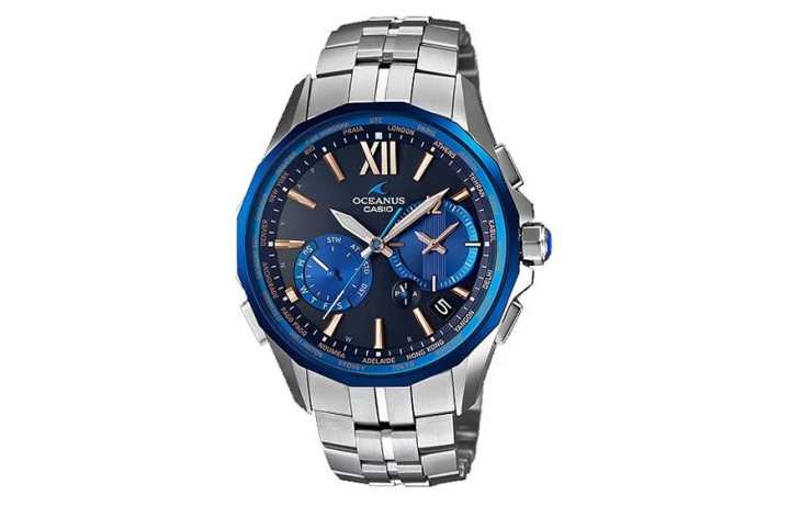 CASIO CASIO Unisex OCEANUS 43mm Blue Watch
