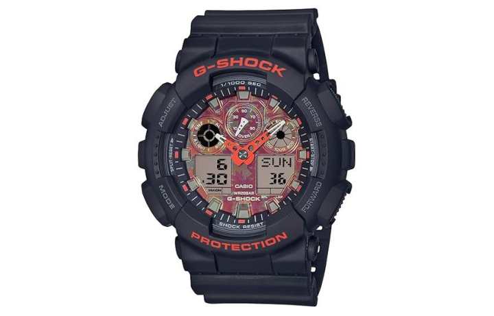 CASIO CASIO 200m Waterproof Quartz Movement Resin Strap Watch Unisex Multicolor Watch Dial