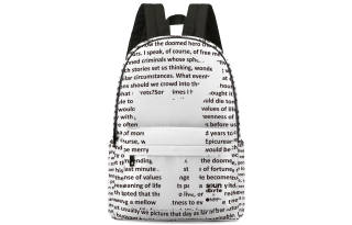 ONRF Polyester Backpack Unisex White