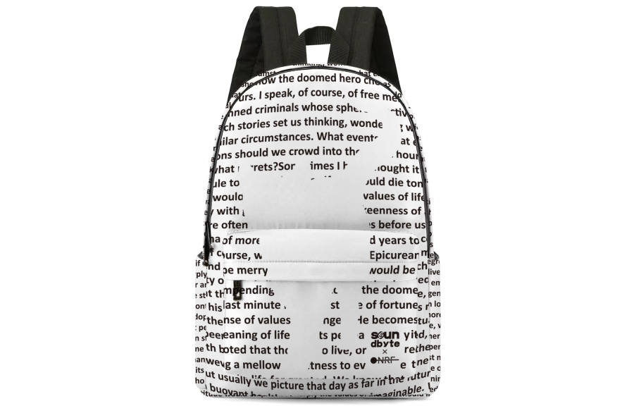 ONRF ONRF Polyester Backpack Unisex White