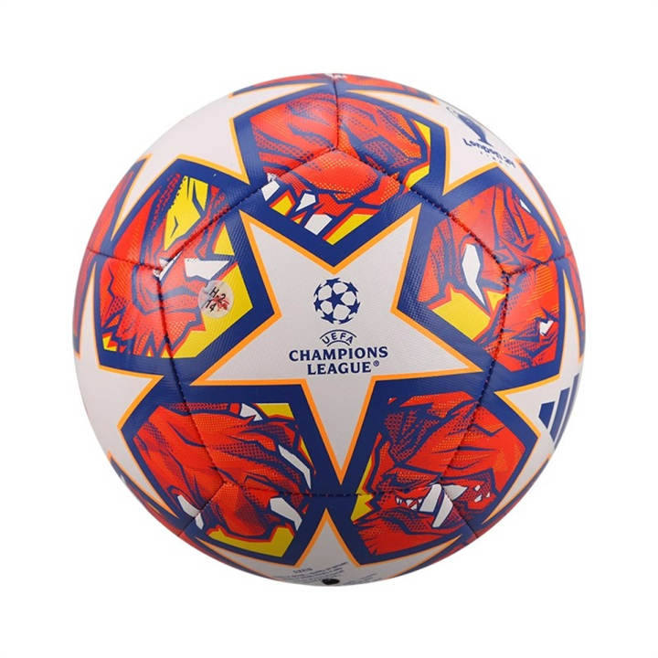 Adidas Adidas Size 4 5 Size Machine Stitched Ball Pu White/Honor Blue/Shimmery Orange Soccer Ball Unisex