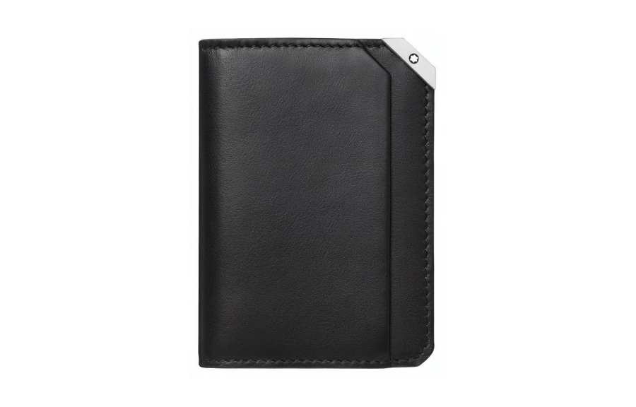 MONTBLANC Meisterstuck Leather Business Card Holder Men's Black
