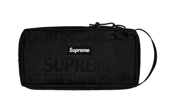 Supreme Supreme SS19 Nylon Storage Bag, Toiletry Bag Unisex Black