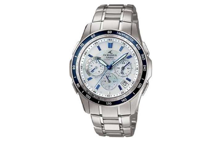 CASIO CASIO Unisex OCEANUS 43mm Silver Watch