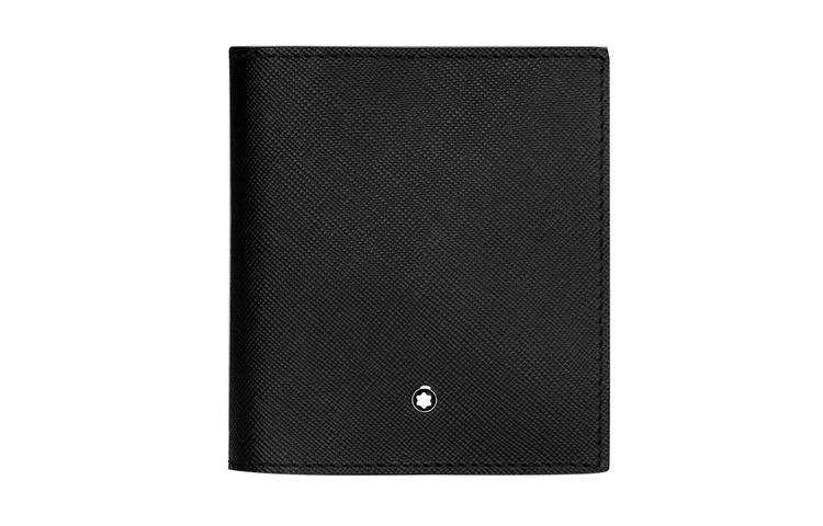 MONTBLANC Leather Card Holder Card Holder Men's Black