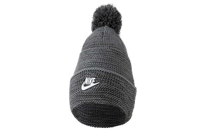 Nike Nike Acrylic, Wool, Polyester Beanies Men's Gray