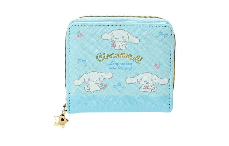 Sanrio Sanrio Polyurethane Wallet Regular Men's Light Blue