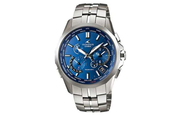 CASIO CASIO Men OCEANUS 42mm Blue Watch