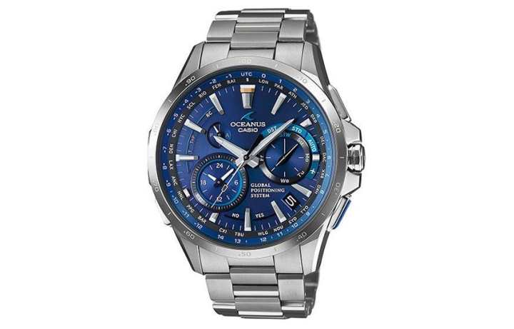 CASIO CASIO Men OCEANUS 44mm Blue Watch OCW-G1000-2AJF