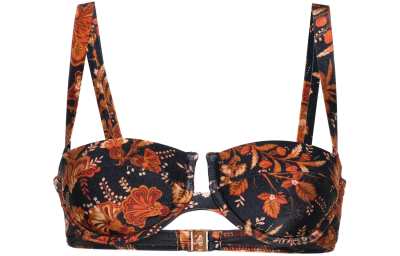 Zimmermann Junie Floral-print Balconette Bra