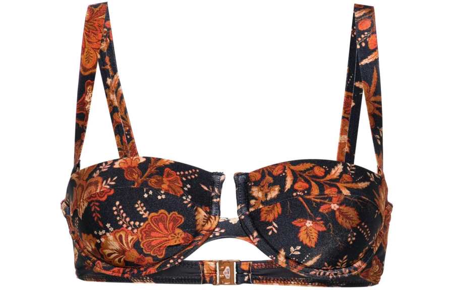 Zimmermann Junie Floral-print Balconette Bra