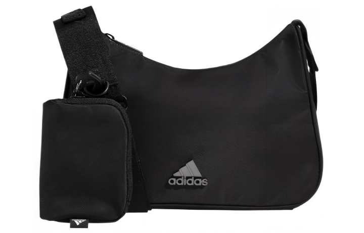 Adidas Adidas Polyamide Combo Bag, Crossbody Bag, Shoulder Bag Women's Black