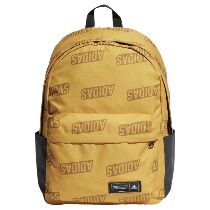 Adidas Adidas Recycled Polyester Canvas Backpack Regular Unisex Yellow