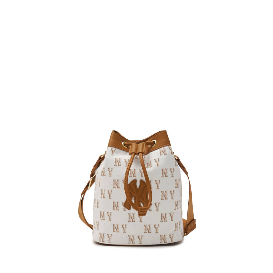 MLB MLB Cotton Bucket Bag, Shoulder Bag Regular Women's Camel