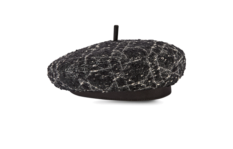 DIOR DIOR Cotton, Acrylic, Polyamide Berets Women's Black