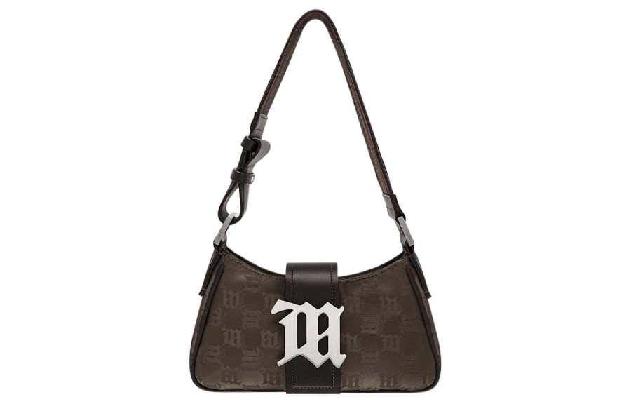 Misbhv Nylon Handbag, Shoulder Bag Women's Brown