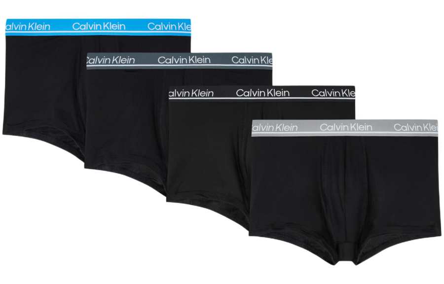 Calvin Klein CK/Calvin Klein Underpants Men's 4 Pack Black