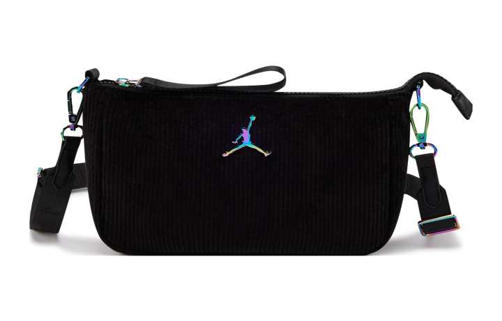 Jordan Jordan Corduroy Shoulder Bag, Crossbody Bag Regular Women's Black