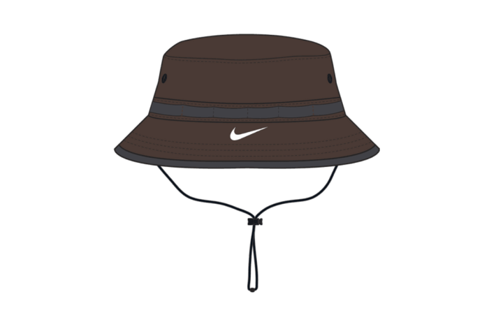 Nike Nike Polyester Bucket Hats Unisex Brown