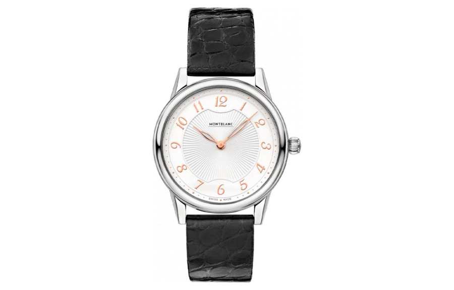 MONTBLANC Baoxi Collection Quartz Movement 30m Waterproof Women's Watch 34mm White Dial
