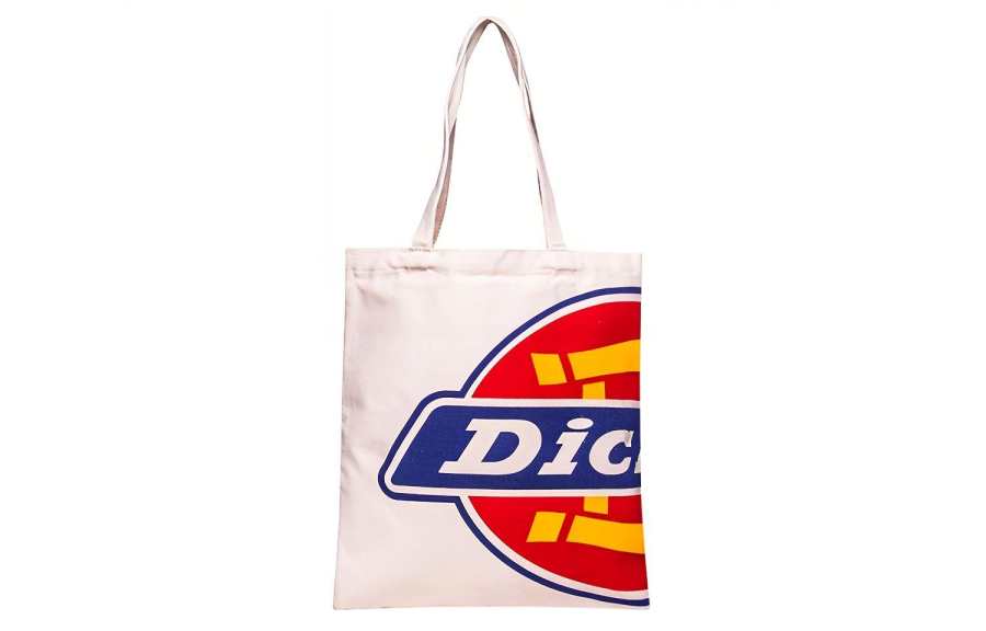 Dickies Canvas Bag, Tote Bag, Shopping Bag, Horse Hoof Bag, Portable Crossbody Bag, Shoulder Bag Unisex White