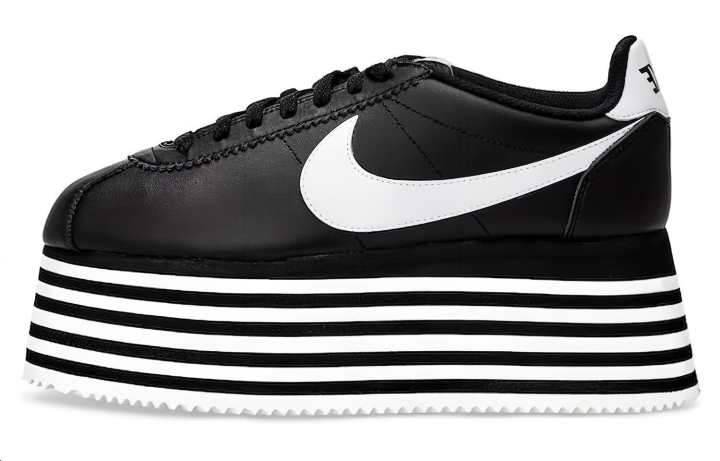 Nike Nike Cortez X Comme Des Garcons 'Black White' Women's