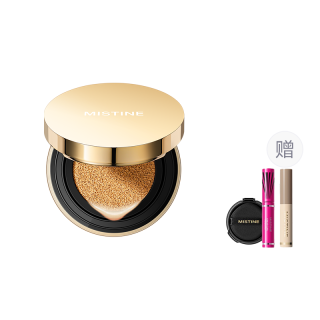 Mistine Soft Matte Water Like Gold Air Cushions Matte Clear Dewy Skin Long Lasting Concealing Brightening Skin Tone