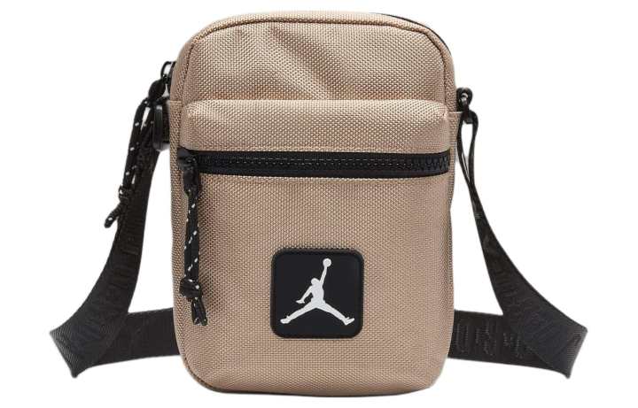 Jordan Jordan Polyester Shoulder Bag, Crossbody Bag Regular Unisex Dark Brown