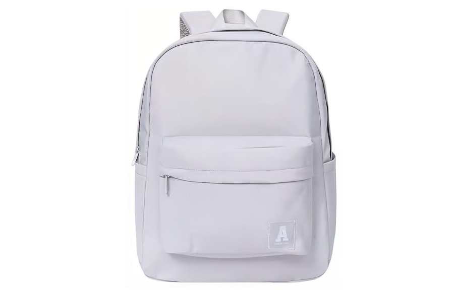 ANTA Anta Life Collection Fabric Top Student Backpack, Students Backpack Unisex Gray