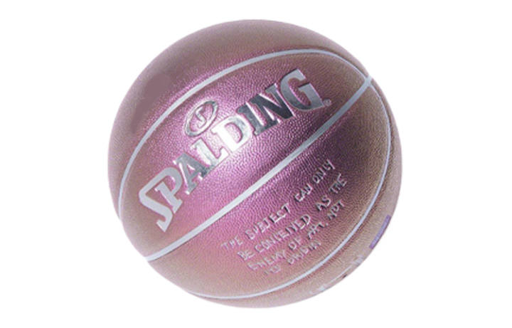 Supreme Supreme X BERNADETTE CORPORATION Synthetic Leather Basketball Purple Size 7 Training Unisex