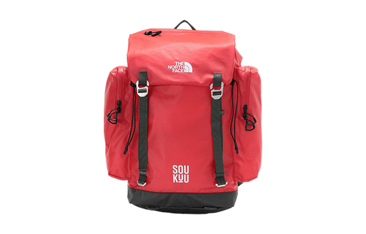 THE NORTH FACE 29.8L Backpack Outdoor Bag Nylon Red Unisex