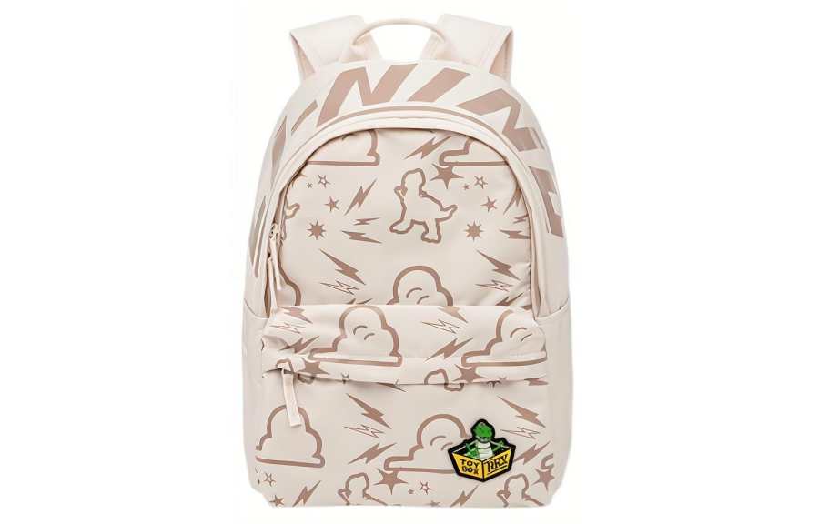Li-Ning Li Ning X Disney Rex, Collaboration Sports Life Collection Polyester Backpack Regular Unisex Gravel Gray