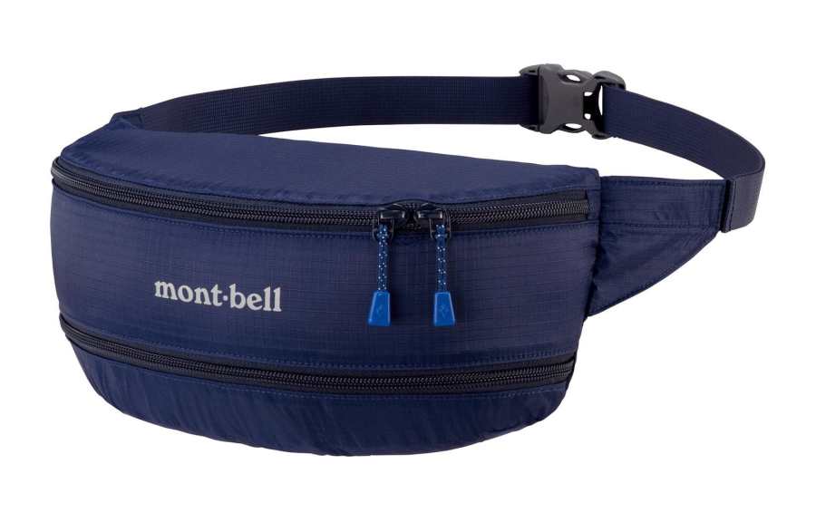 MONTBELL 1.9 L 2.7L Fanny Pack Outdoor Bag Nylon Marine Blue Unisex