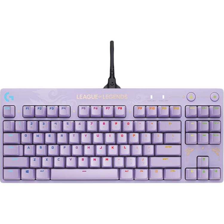 Logitech Logitech League Of Legends Jade Sword Legend Special Edition Collaboration 87 Keys Compact Design RGB Multicolor Aura
