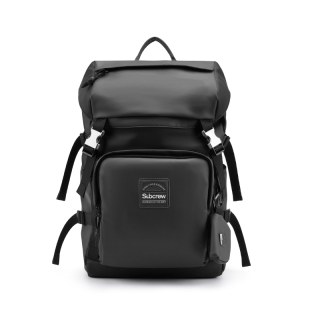 Subcrew Polyester Backpack Large Unisex Black/Khaki
