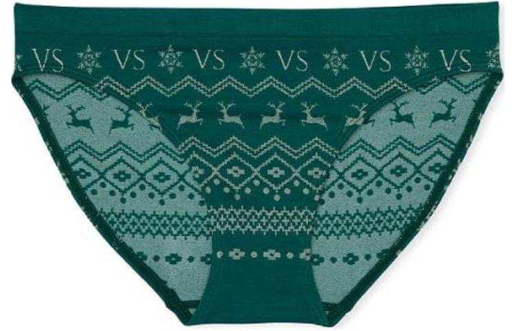 Victoria's Secret Briefs Women's 1 Pack Dark Green