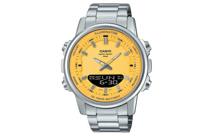 CASIO CASIO Unisex Yellow Watch AMW-880D-9AV