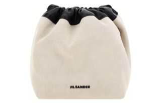 JIL SANDER Dumpling Drawstring Bucket Bag